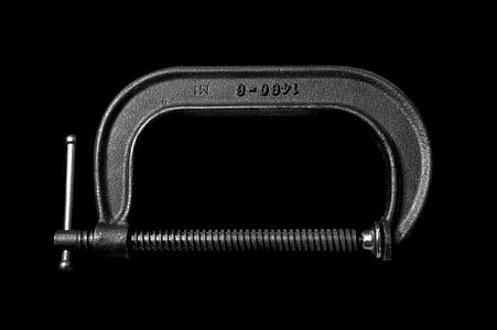 black C-clamp thumbnail