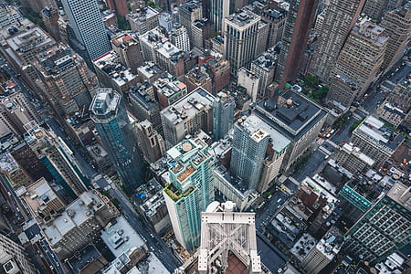 aerial view of high-rise buildings thumbnail