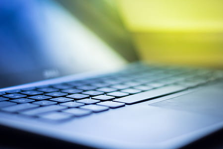 selective focus photography of black Dell laptop keyboard thumbnail