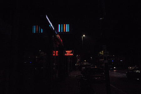 city, urban, lights, night thumbnail