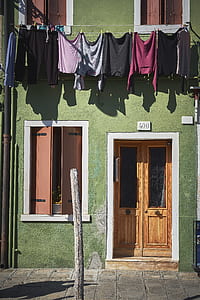 hanged clothes on apartment thumbnail