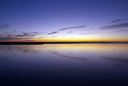 sunset over the horizon thumbnail