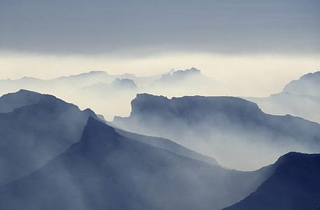cold, snow, landscape, mountains thumbnail