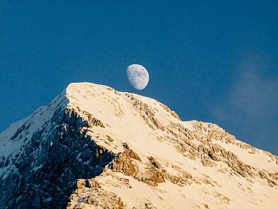 in distant snowconed mountain thumbnail