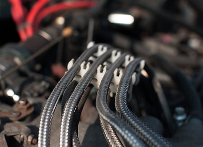 four gray coated cables thumbnail