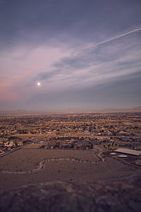 aerial view of houses under gray sky thumbnail