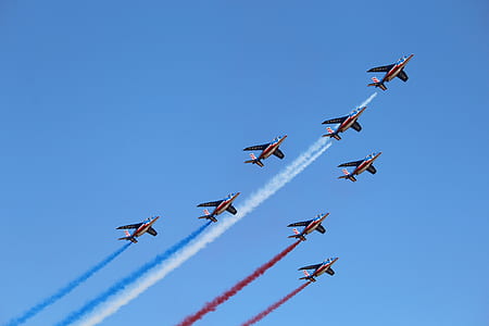 white and black jetplanes thumbnail