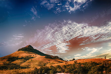mountain under clouds thumbnail