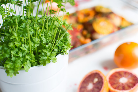 Fresh parsley and oranges thumbnail