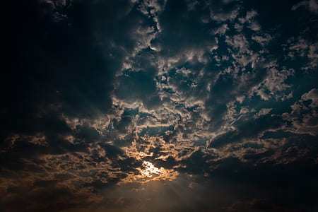 sky, sunset, cloud, dark thumbnail