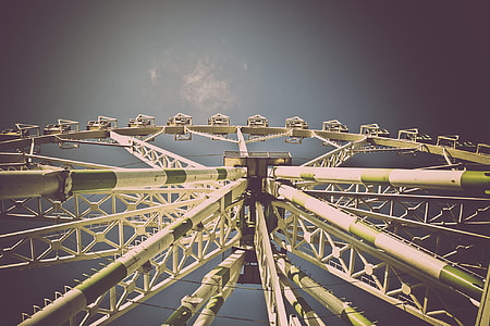 low angle photo of white ferries wheelat daytime thumbnail
