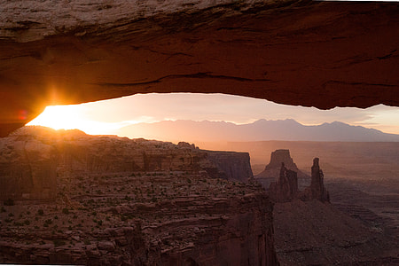 Caught a beautiful sunrise at the Canyon Lands thumbnail