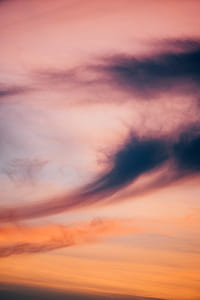 black cloud during sunset thumbnail