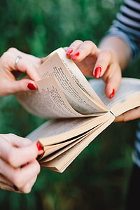 Young women destroying the book thumbnail