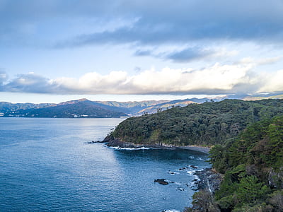 mountain and body of water thumbnail