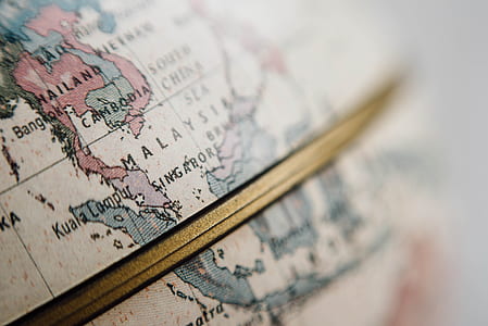 white and blue globe decor thumbnail