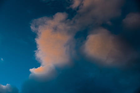 white and blue cloudy sky thumbnail