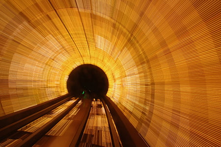 timelapse photography of yellow light thumbnail