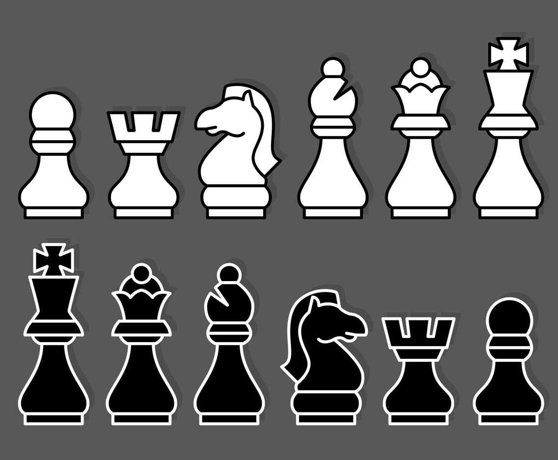 Chess Icons Vector Set Eps Svg File Free Graphics Uihere