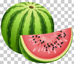 Watermelon Fruit , Large Painted Watermelon , slice of watermelon illustration PNG clipart