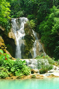 time lapse photography of waterfalls thumbnail