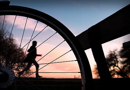 bicycle wheel during daytime thumbnail