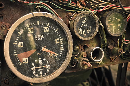 vintage vehicle instrumental panel cluster thumbnail