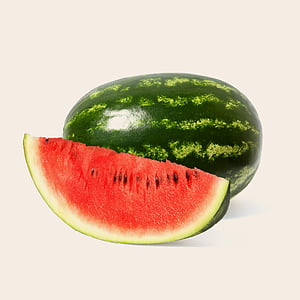 sliced watermelon on white surface thumbnail