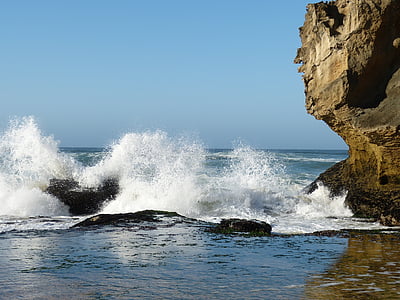body of water under blue sky thumbnail