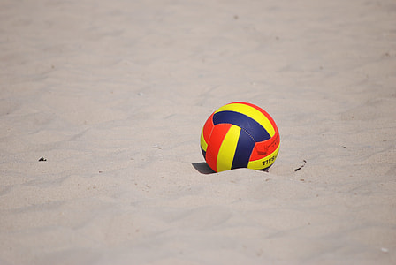 volleyball on sandbank thumbnail