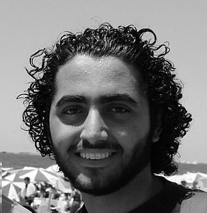 grayscale photography of man's face thumbnail