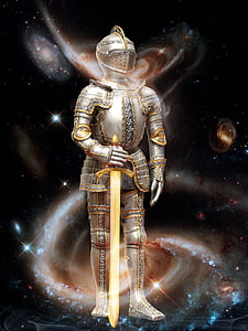 knight holding a sword thumbnail