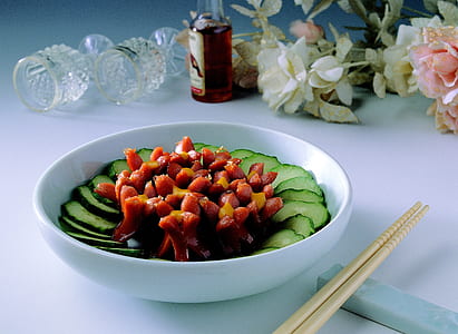 food, plate, salad, healthy thumbnail