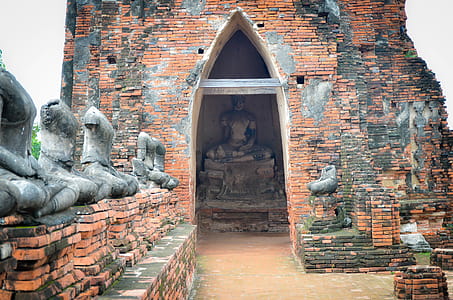 Masonry Temple with Buddha Statues thumbnail