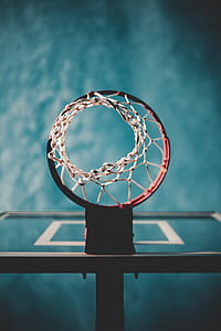 worm's eye view of basketball hoop thumbnail