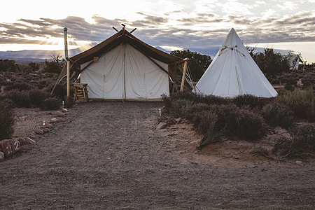 white teepee tent thumbnail