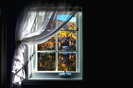 white curtain on white window thumbnail