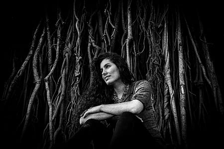 fashion, person, woman, dark thumbnail
