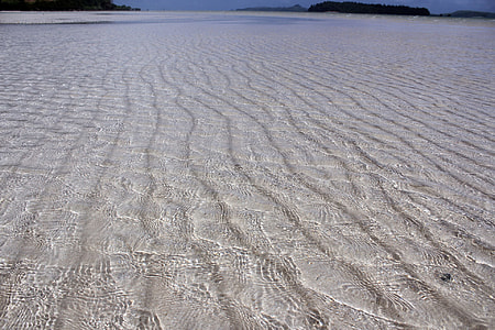 seashore near mountain during daytime thumbnail