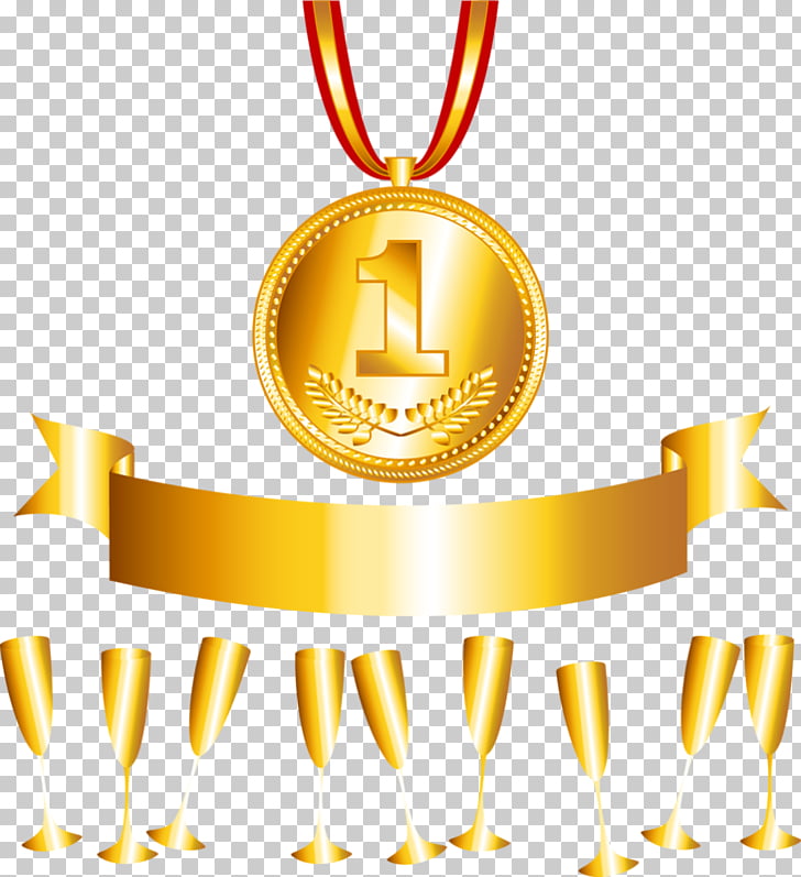 gold medal award gold ribbon png clipart free cliparts uihere