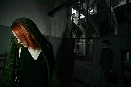 fashion, person, woman, dark thumbnail
