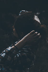 Woman in White and Blue Dress Shirt thumbnail