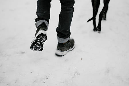 person walking on snow thumbnail