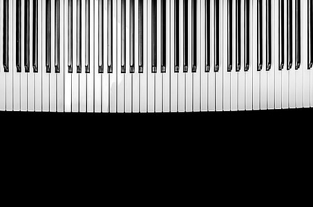 white and black piano keys illustration thumbnail