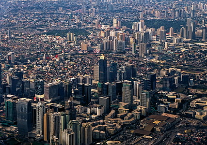 aerial photography of city buildings thumbnail
