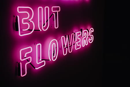 Nothing But Flowers Glowing Neon thumbnail