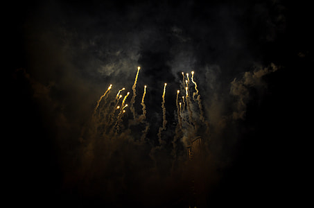 photography of fireworks at nighttime thumbnail