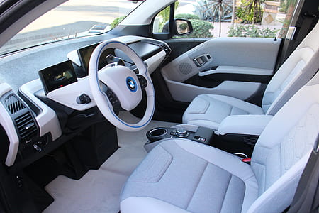 white and black BMW vehicle interior thumbnail