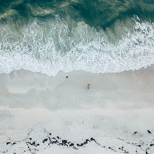 Aerial View of Ocean Wave thumbnail
