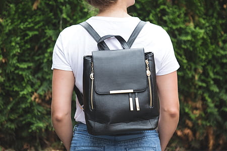 Black Gold Fashion Backpack Photo thumbnail